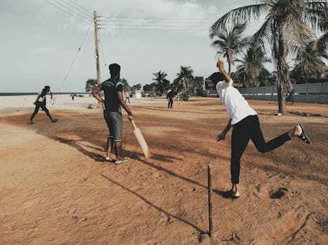 man enjoying a hobby with friends