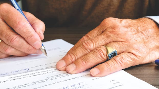 senior man getting a check-up