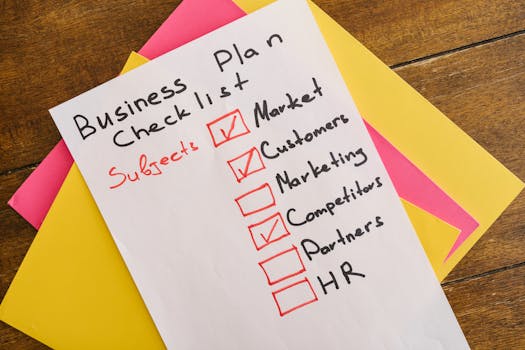 financial planning checklist