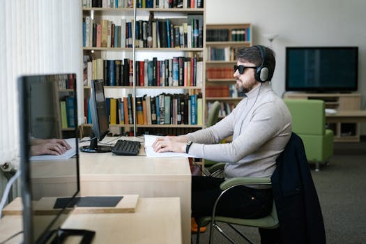 man reading a health magazine