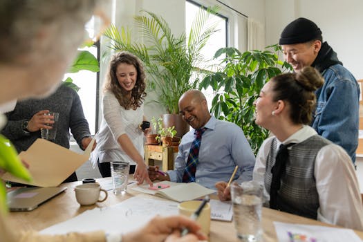 group of men participating in support group