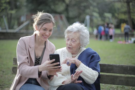 happy elderly man