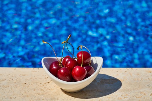 fresh berries in a bowl